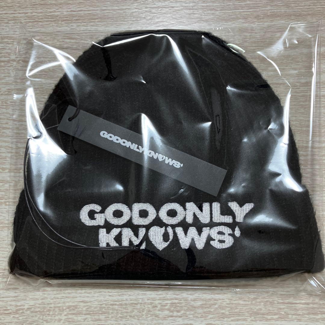 GOD ONLY KNOWS 岩田剛典　ニット帽　黒　ビーニー　ブラック