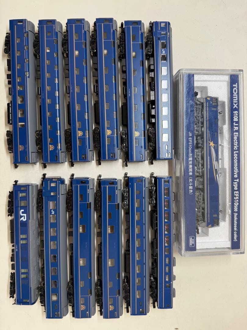 【ジャンク】tomix EF510-500＋24系北斗星12両セット