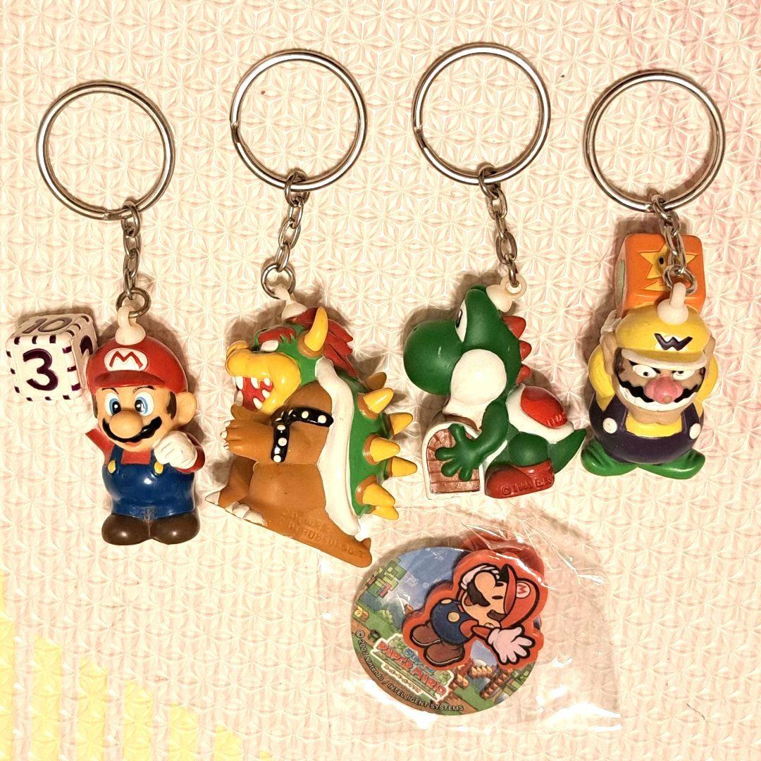 スーパーマリオ　キャラクター　 キーホルダーセット　平成レトロ　ビンテージ
