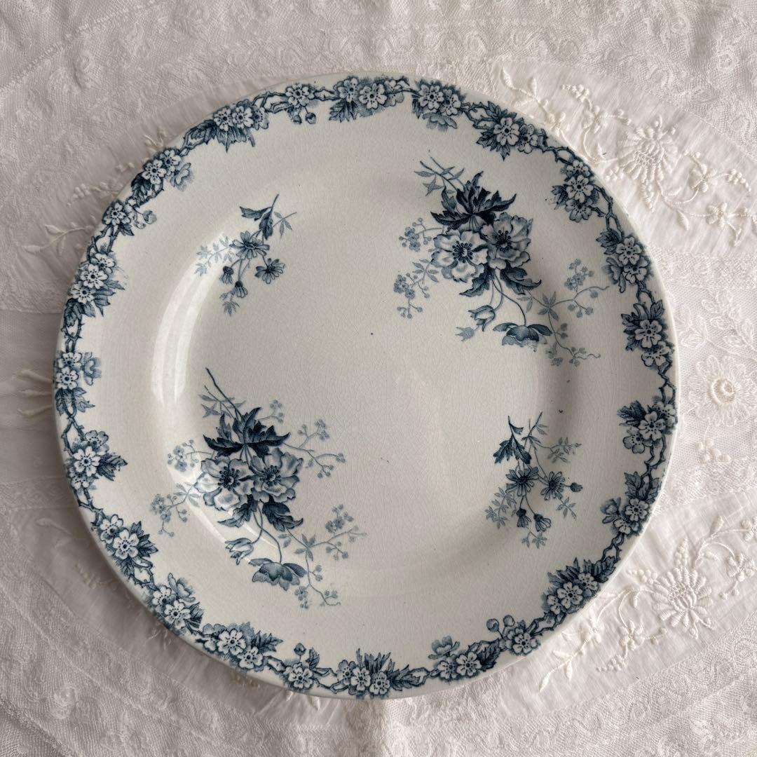 フランスアンティーク　ショワジールロイ　Choisy BRESTOIS　平皿
