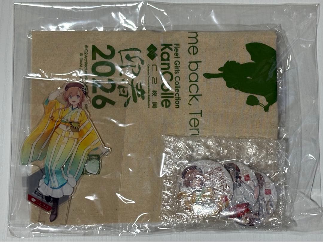 a*2様 艦これ C107 アクリルスタンドフィギュア 缶バッジ バッグ 照月