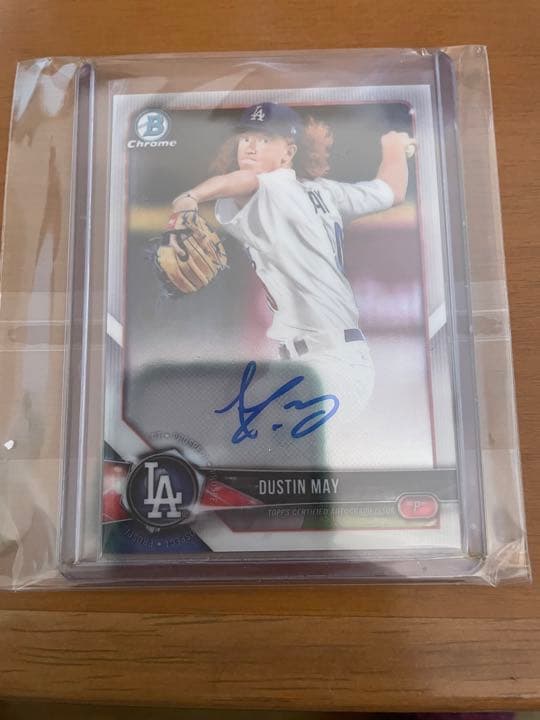 Dustin may bowman ドジャース　ダスティン　メイauto サイン
