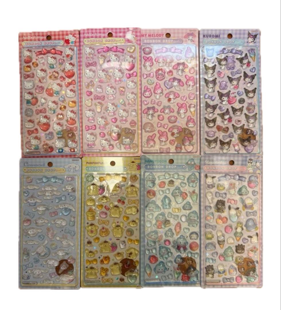 ボンボンドロップシール　サンリオ　第2弾　8種　正規品