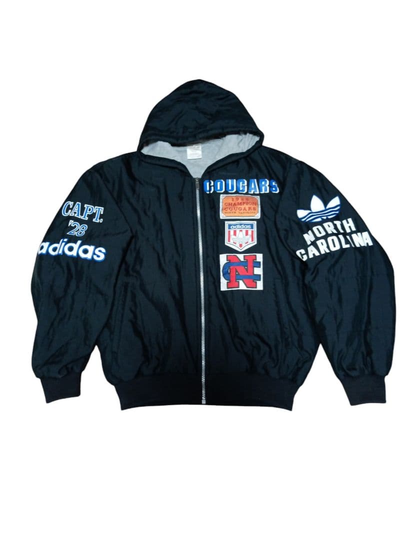 adidas COUGARS フード付きジャケット サイズ　M 古着