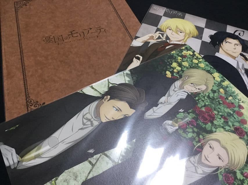 憂国のモリアーティ アニメイト特典：ポートレートフォルダ＆ポートレート 非売品