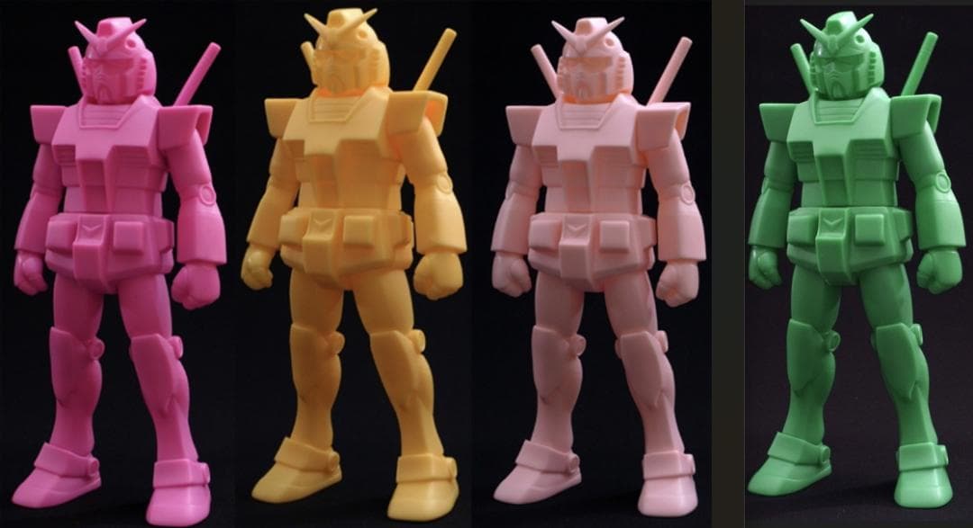 未開封 電人 D&G ガンダム ソフビ 消しゴムオマージュ D+C グレネード
