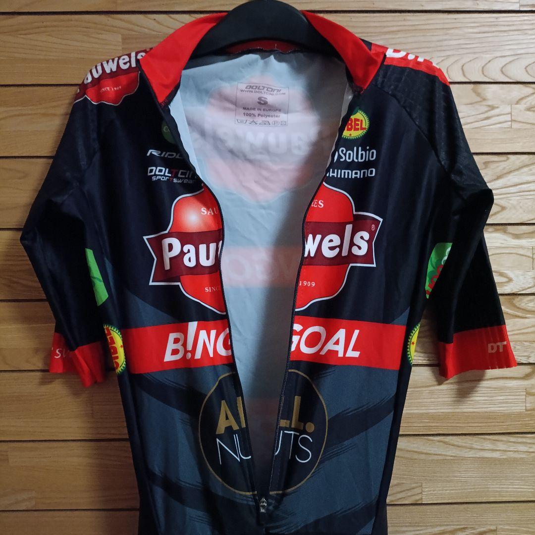 支給品　Pauwels Sauzen Bingoal　半袖エアロスーツ　ワンピ