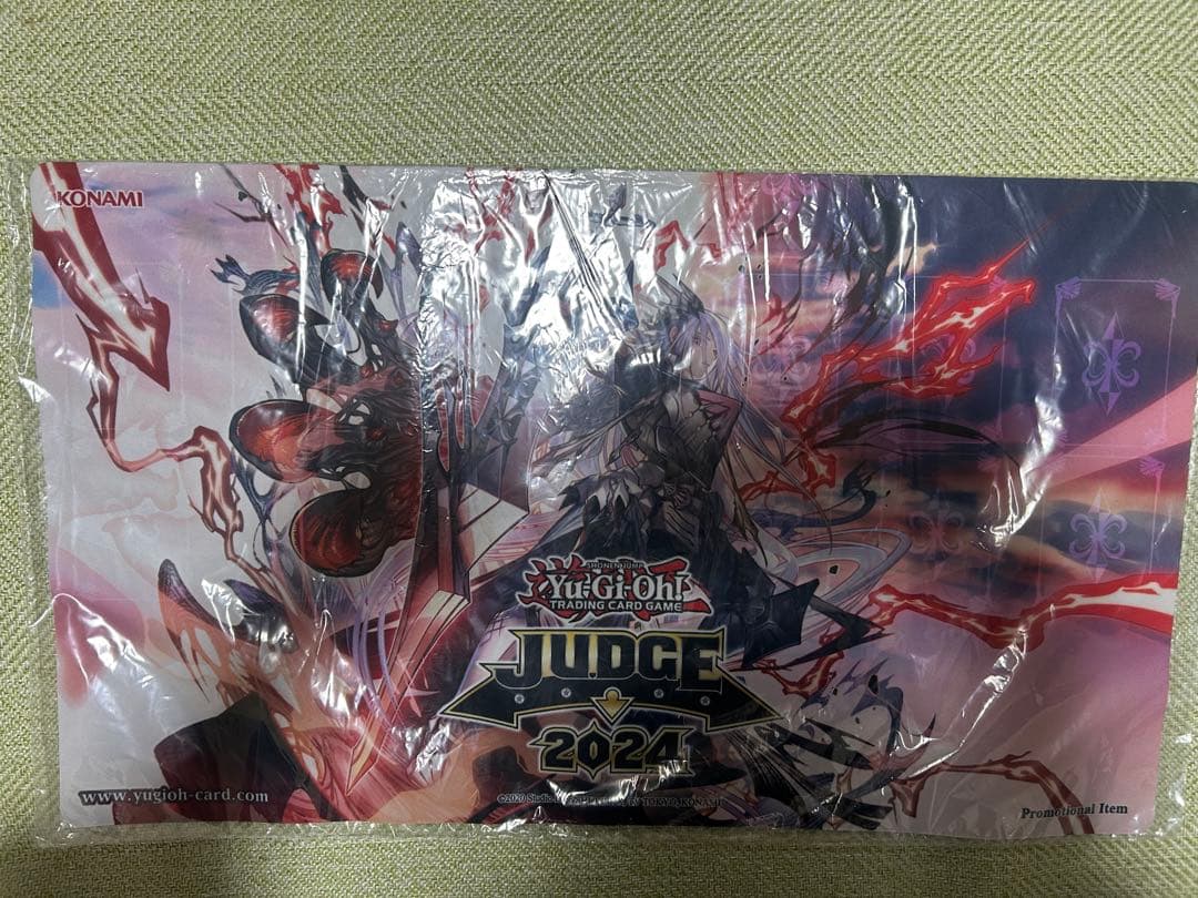 【未開封】遊戯王 公式 JUDGE 2024 赫聖の妖騎士 プレイマット