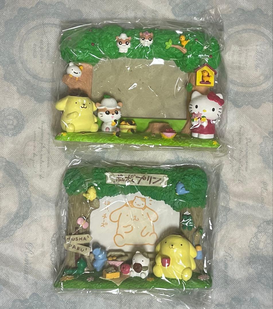 大特価‼️【レトロ・美品】サンリオ　フォトフレーム　ポムポムプリン　2種セット