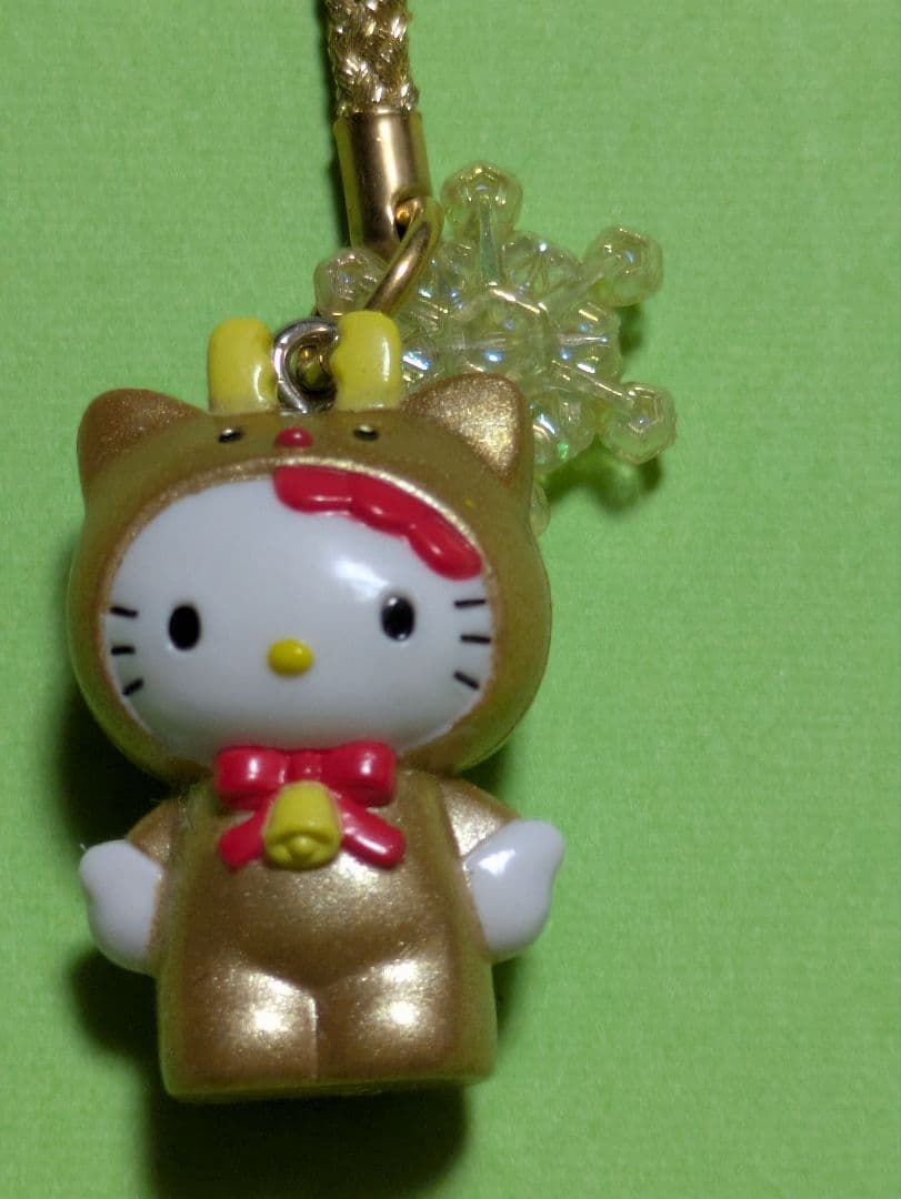 激レア　ハローキティ根付け クリスマス限定 サンタ　トナカイ　雪だるま