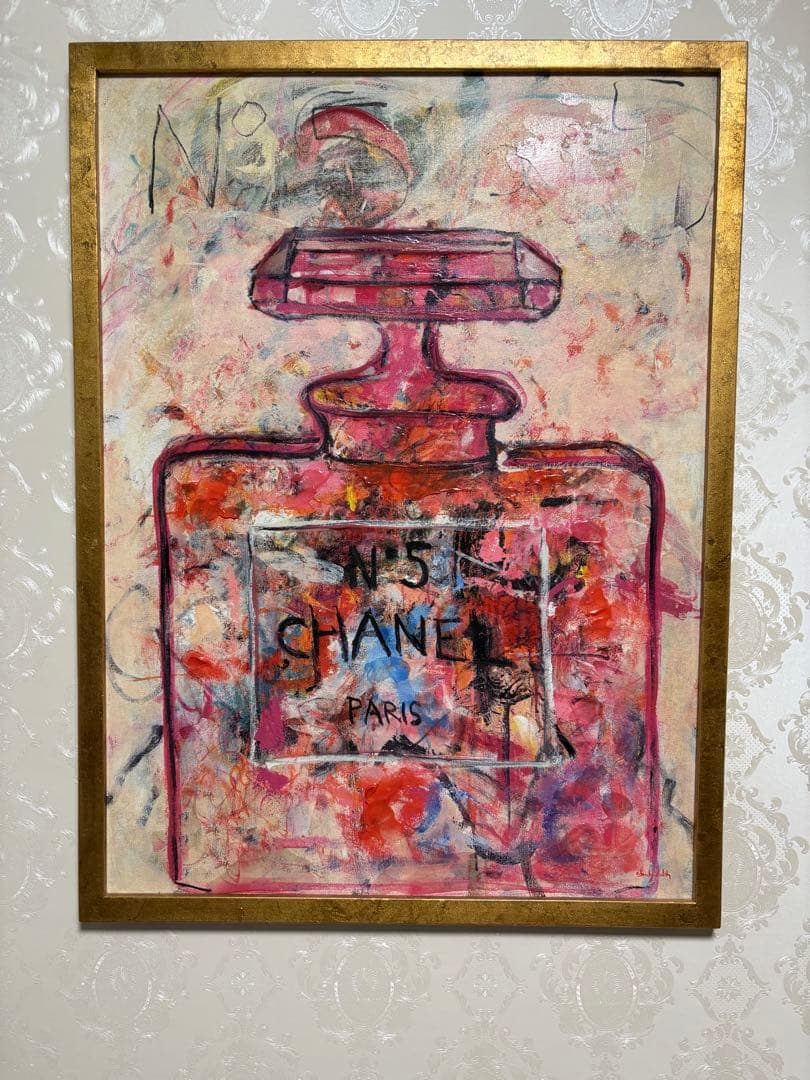Francfranc 絵画 香水瓶 N°5 CHANEL