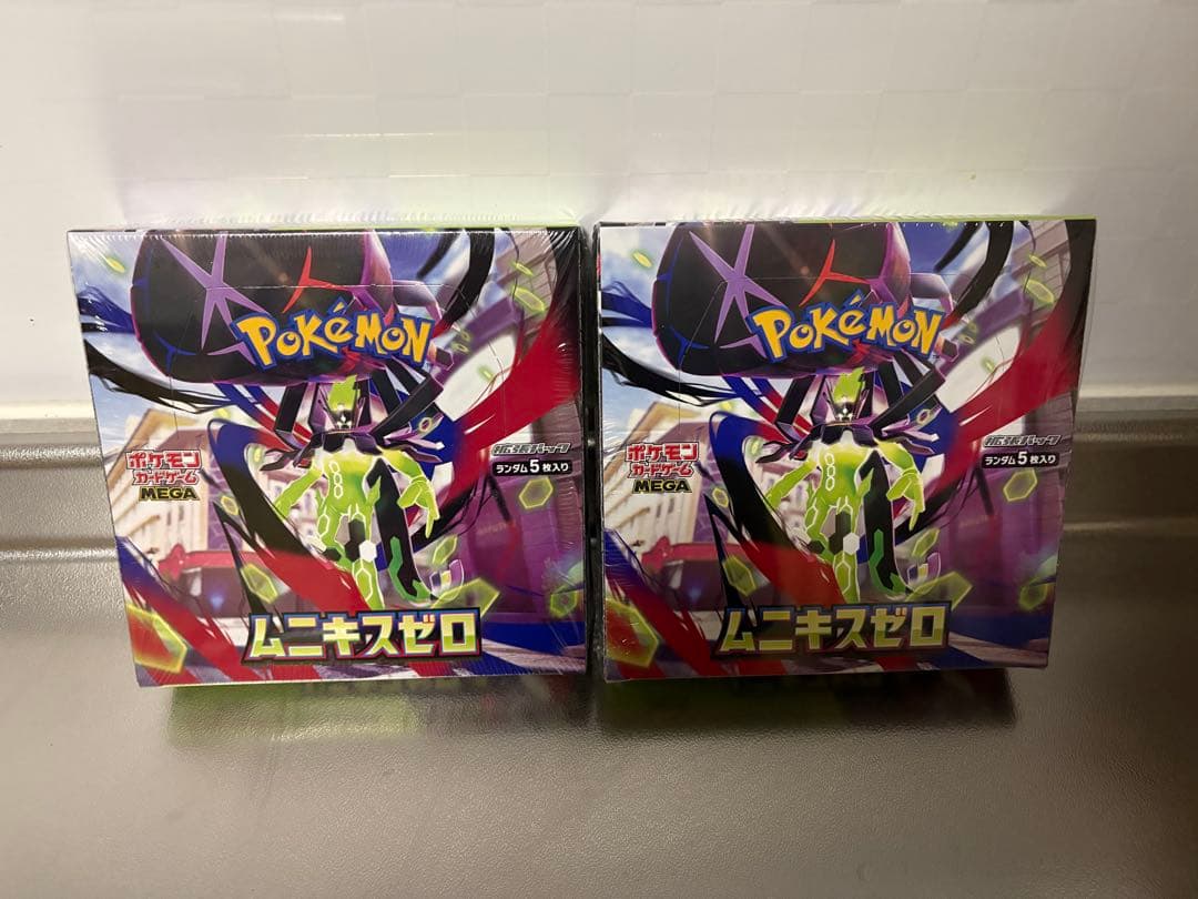 ポケモンカード ムニキスゼロ　シュリ付　シュリなしペリあり　BOX 2個