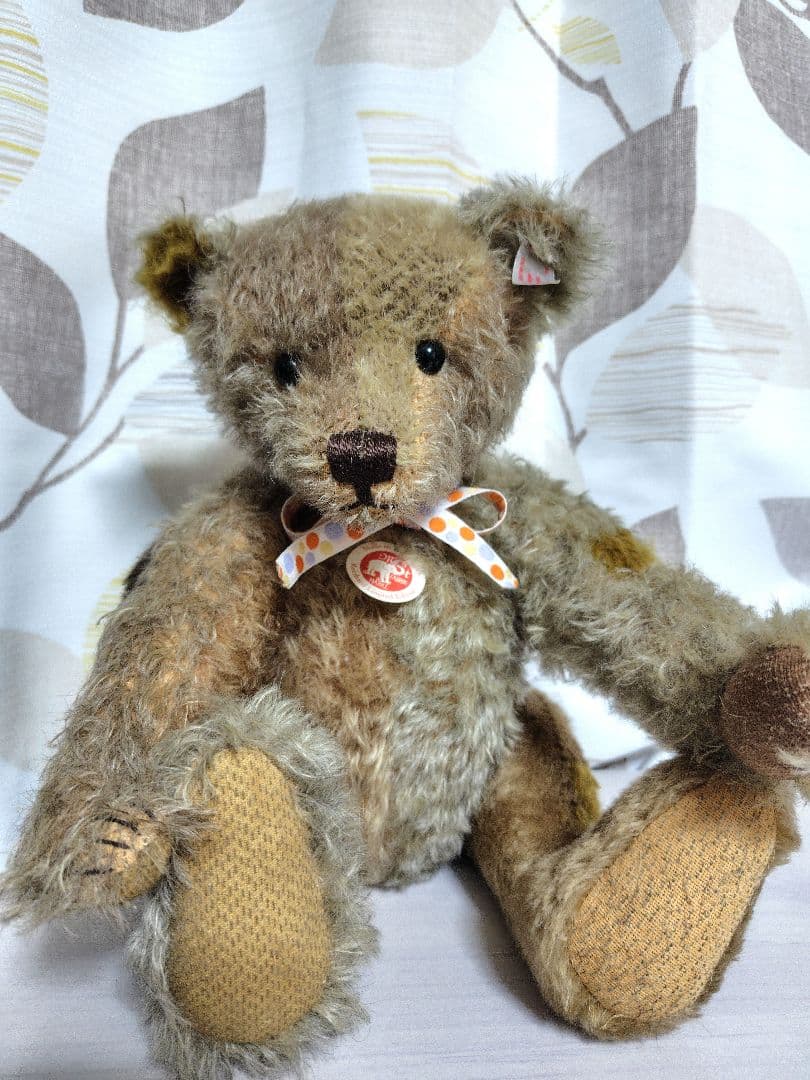 限定　Steiff シュタイフ　パッチワーク　テディベア　レア