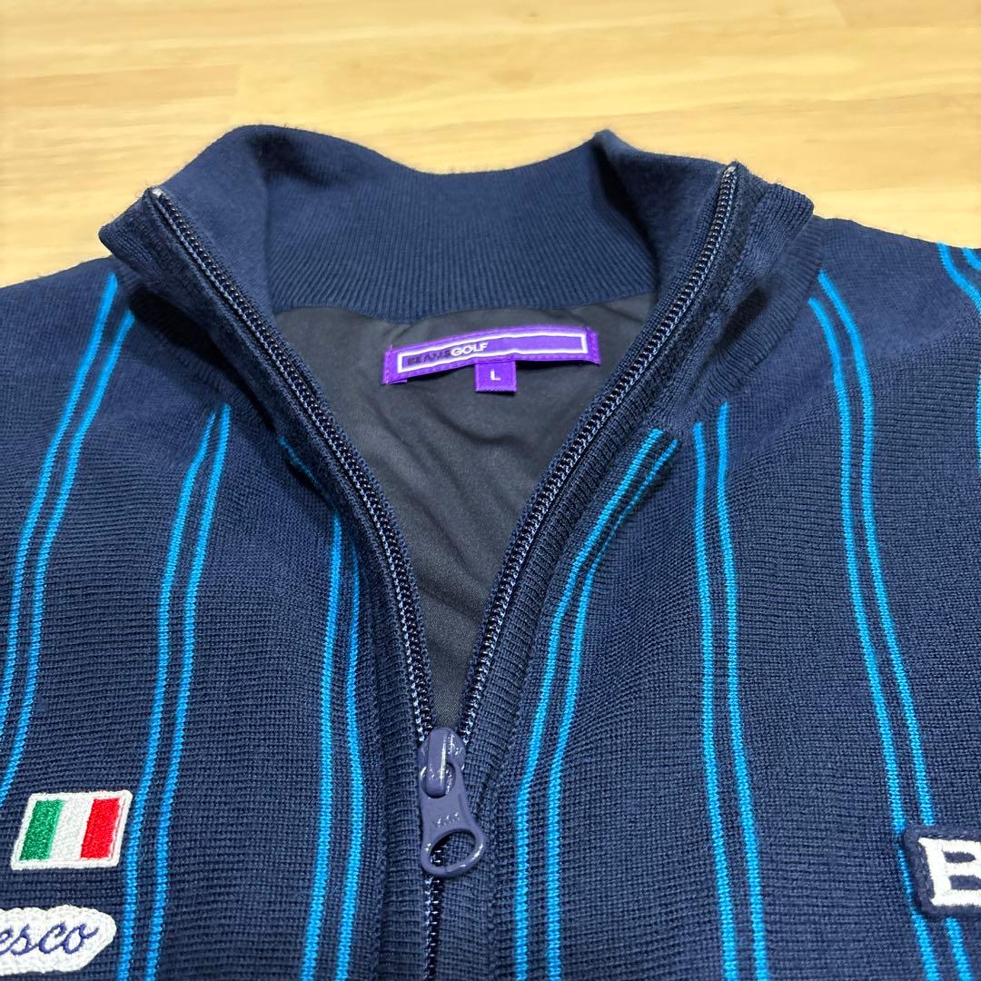 値下げ❗️BEAMS GOLF PURPLE LABELタラッティニット メンズL