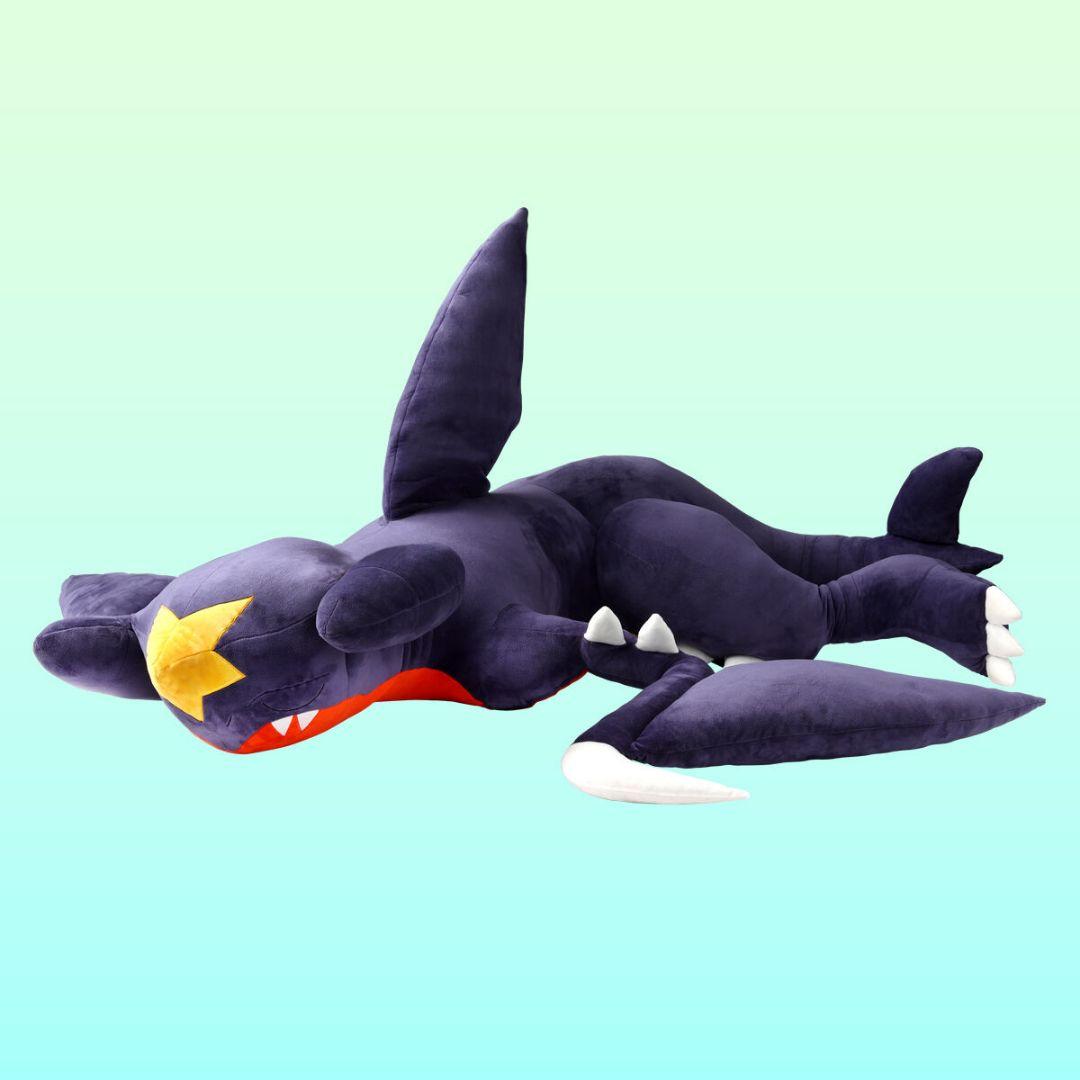 ポケットモンスター　プレミアムバンダイ　 大きなガブリアスクッション
