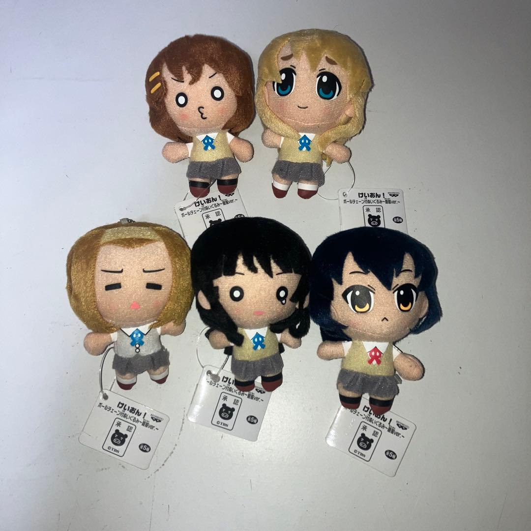 けいおん ボールチェーン付ぬいぐるみ