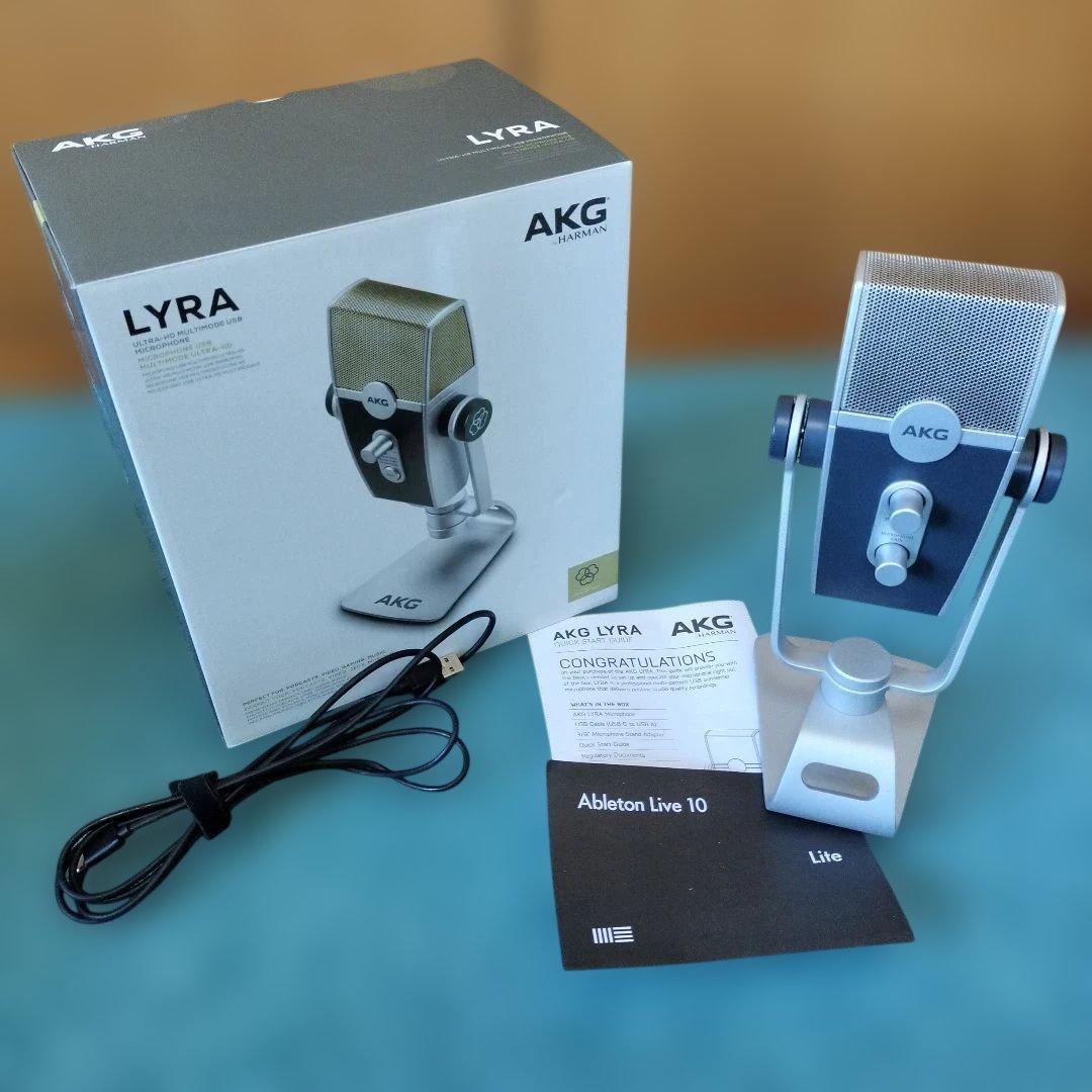 AKG Lyra-Y3　コンデンサーマイク　USB接続　USB対応