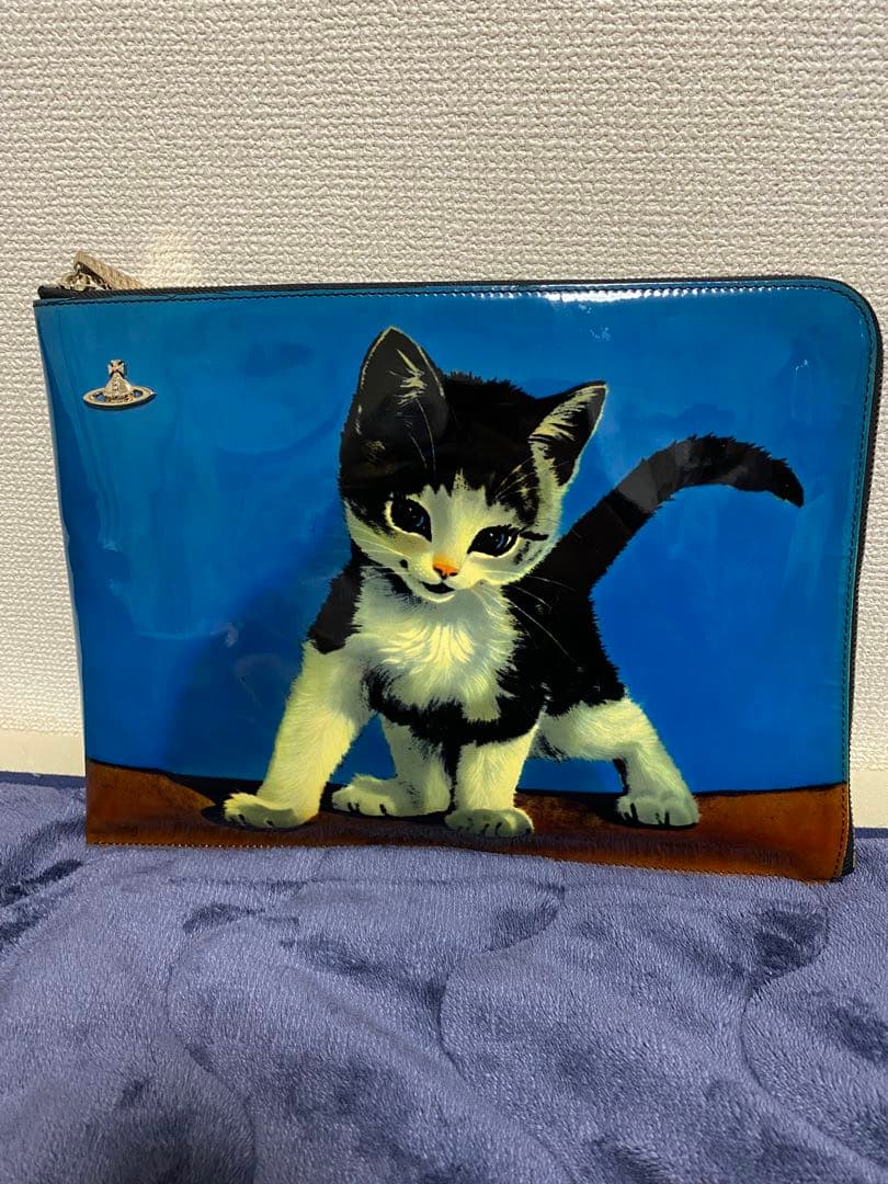 Vivienne Westwoodヴィヴィアンウエストウッド猫クラッチバッグ