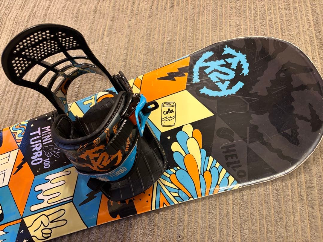 K2 Mini Turbo 子ども用スノーボードセット　100cm