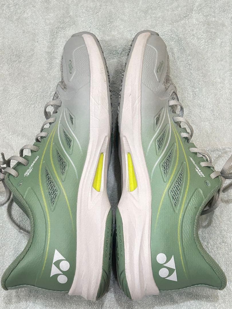 【美品】YONEX ソフトテニスシューズ AERODASH WIDE