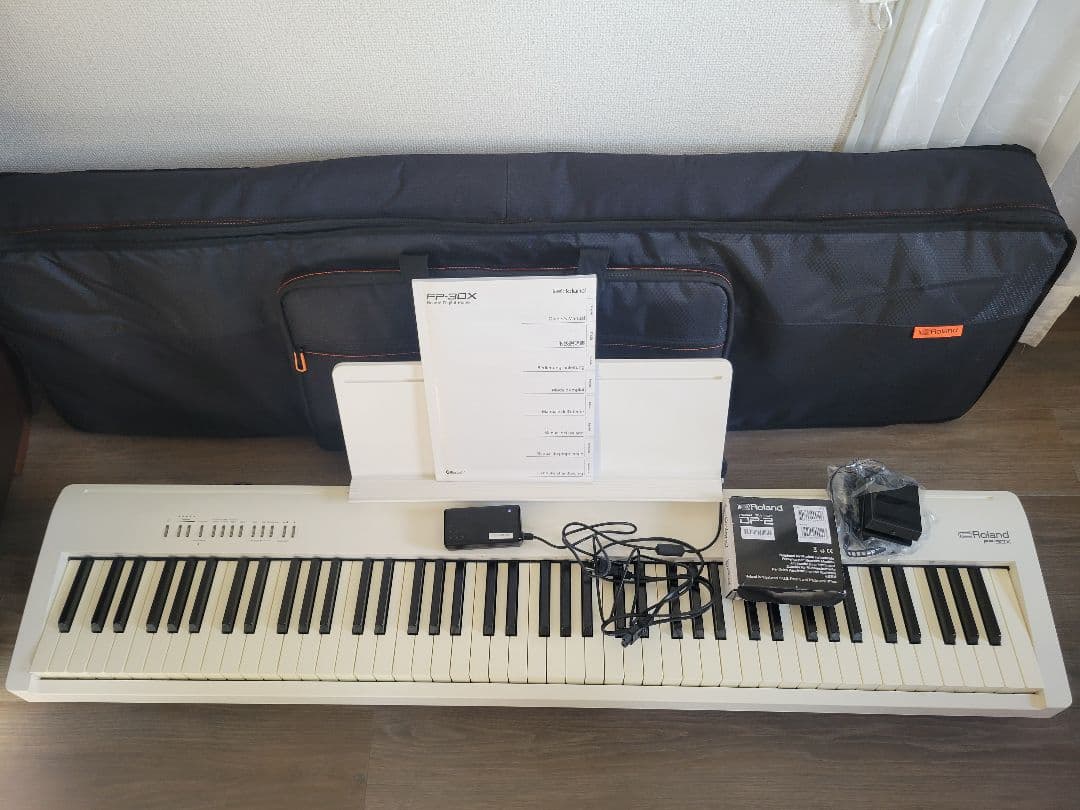 Roland FP-30X-WH 電子ピアノ CB-B88V2 専用ケース付