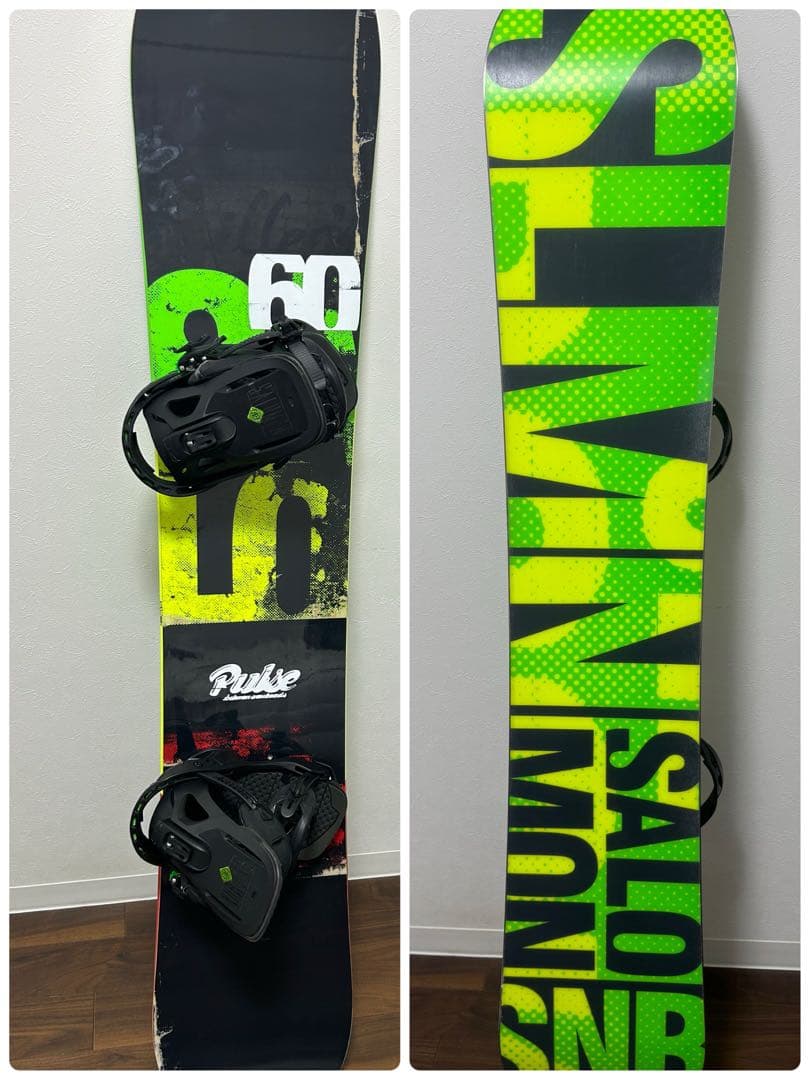 Salomon サロモンスノーボード PULSE 160 ビンディング付き