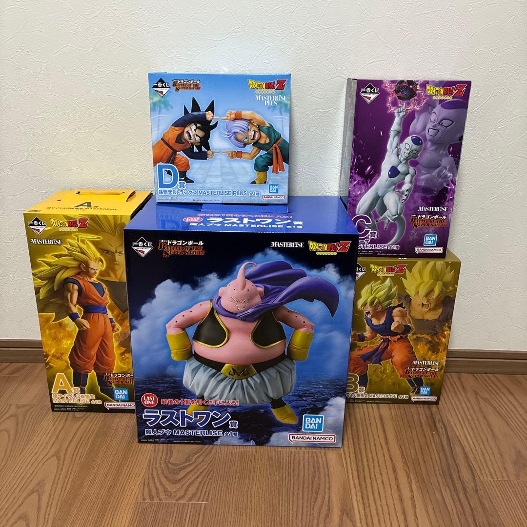 ドラゴンボール 一番くじ MASTERLISE フィギュア6点セット