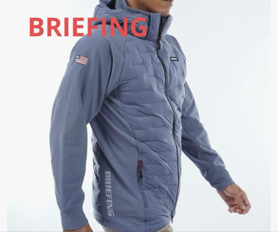 BRIEFING フード付きハイブリッドダウン