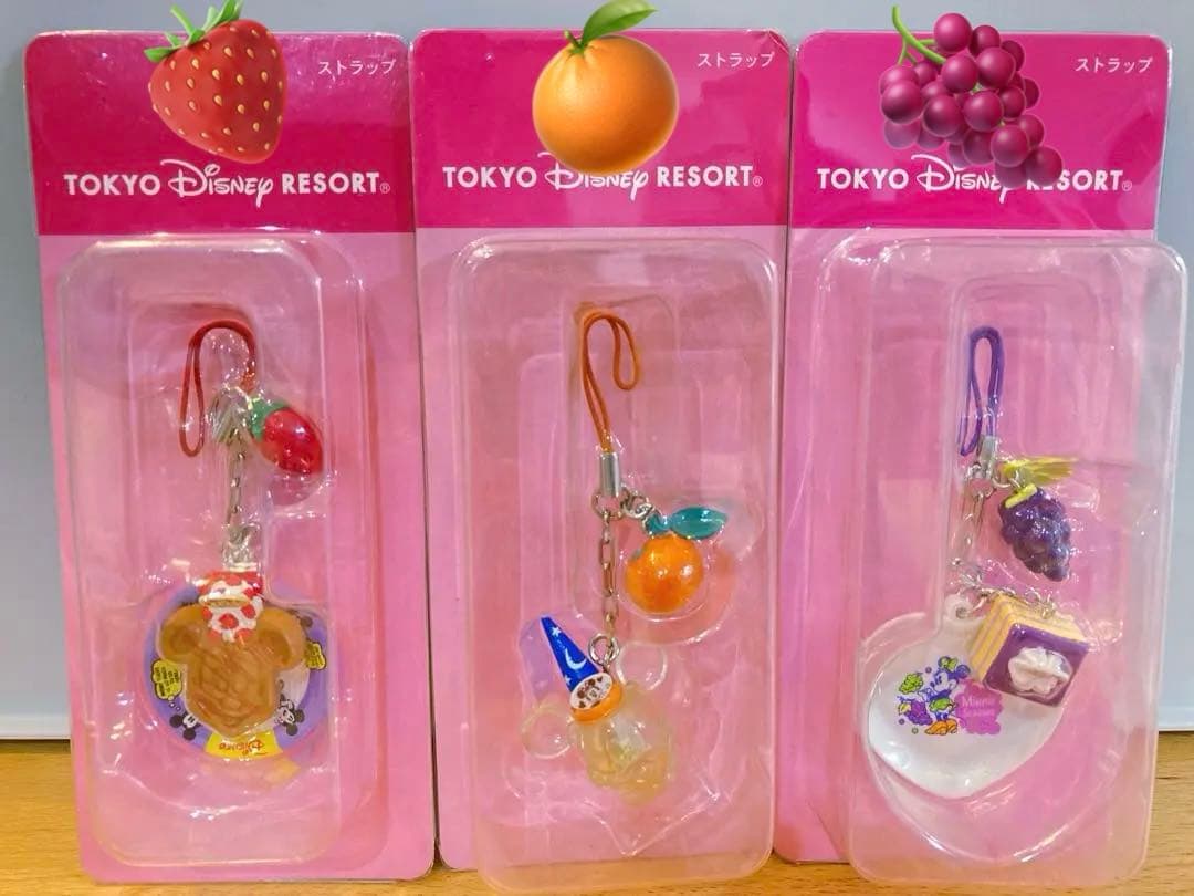 ディズニー　ミニチュアコレクション　パークフード　ミッキーワッフル　ストラップ