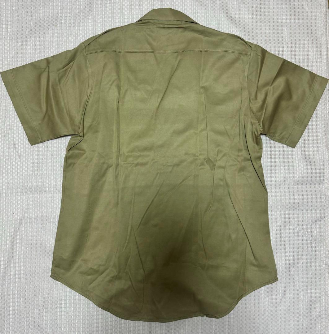 米軍 実物 半袖 チノシャツ M