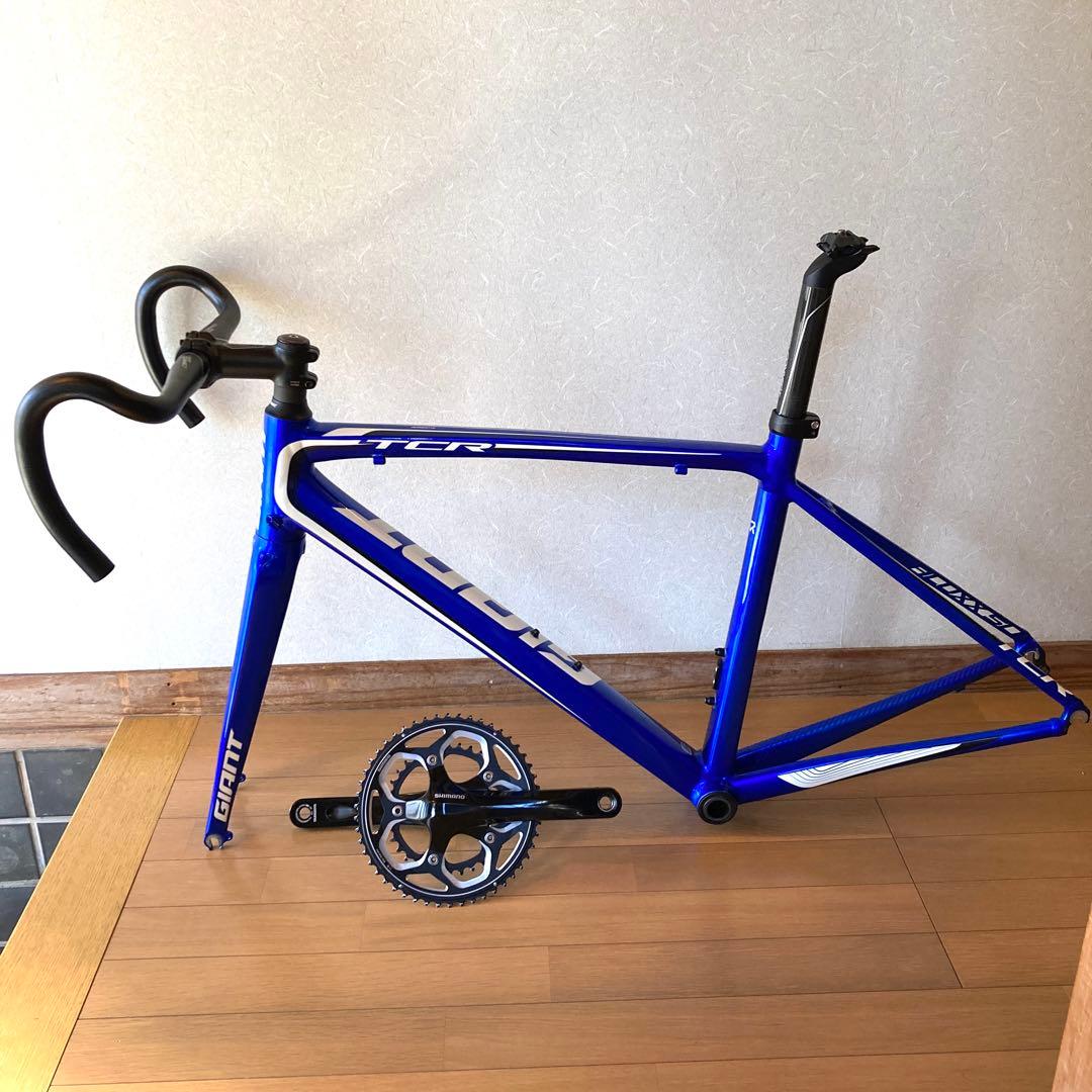 GIANT TCR0 フレームセット Sサイズ クランク ハンドル ステムセット