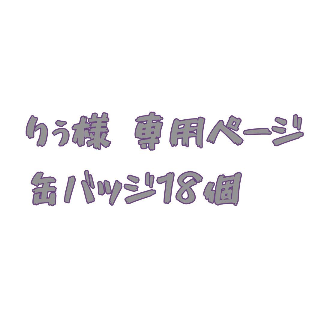 りぅページ 缶バッジ18個