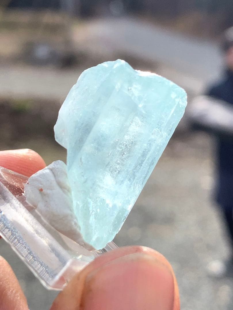 アクアマリン 原石 天然石 パキスタン産 結晶 透明 インテリア ジュエリー 2