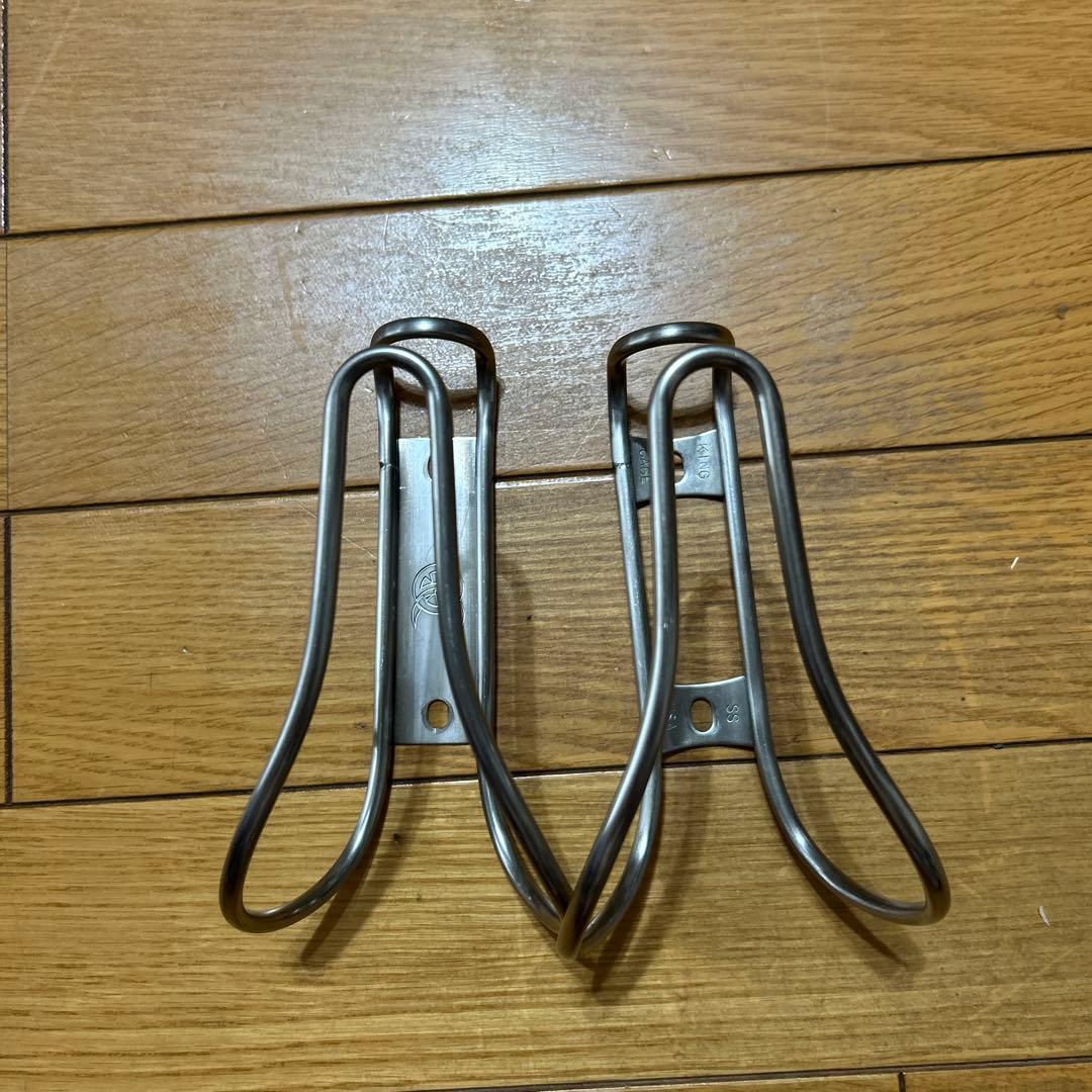 KING CAGE Iris ステンレスボトルケージ 2個セット