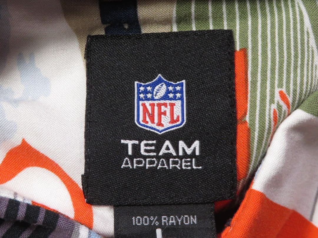 ✅️ レインスプーナー NFL BEARS ベアーズ レーヨンシャツ 半袖シャツ