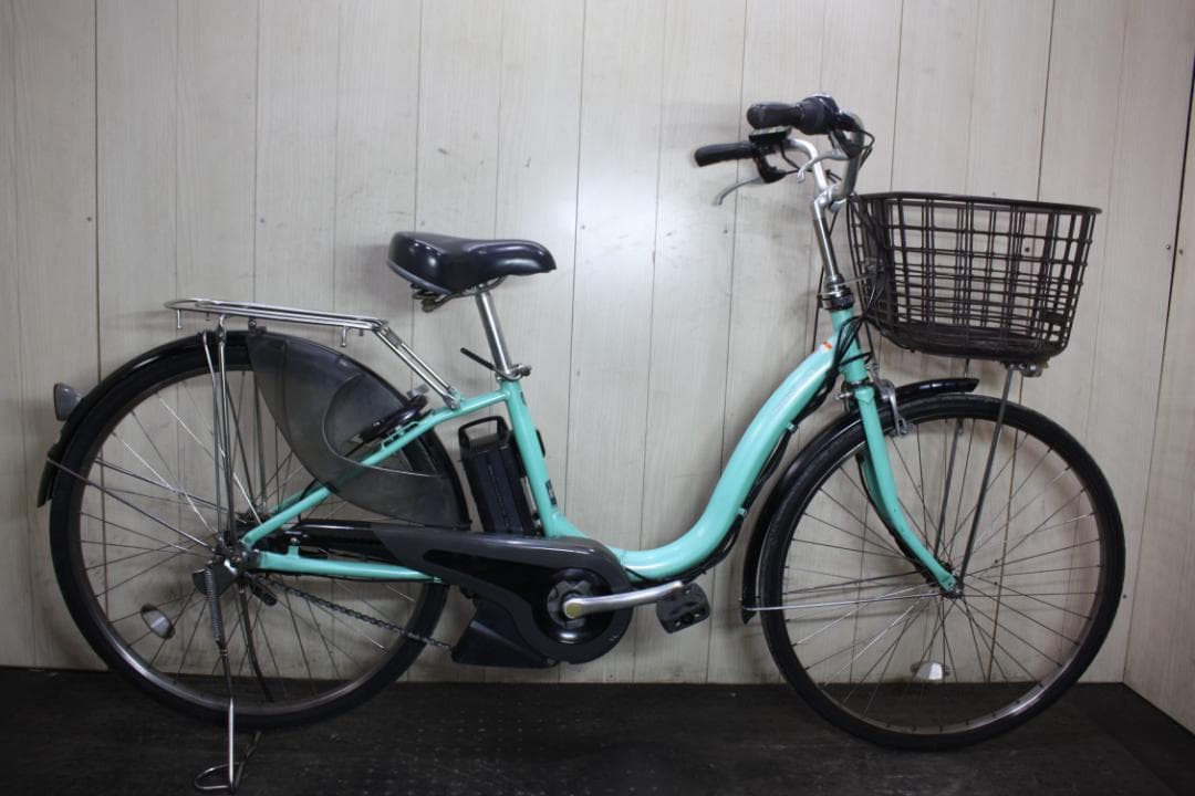 電動アシスト自転車 ミントカラー シティタイプ