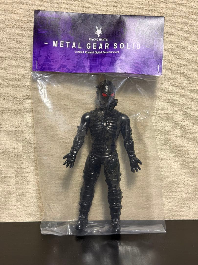 130号 メタルギアソリッド サイコマンティス 黒 ブラック ソフビ　新品未開封