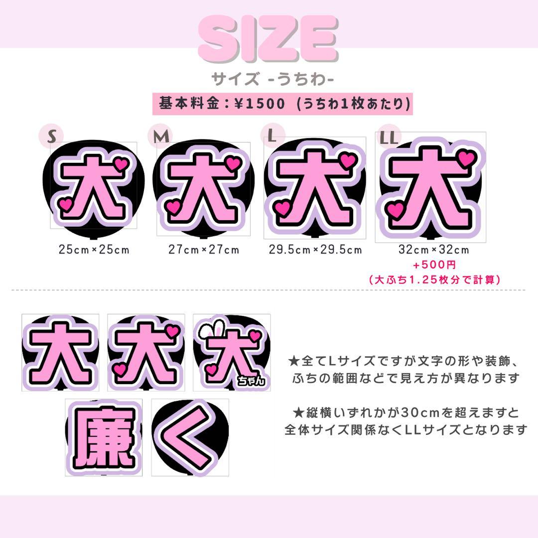 s うちわ文字 オーダー うちわ屋さん 文字パネル ネームボード