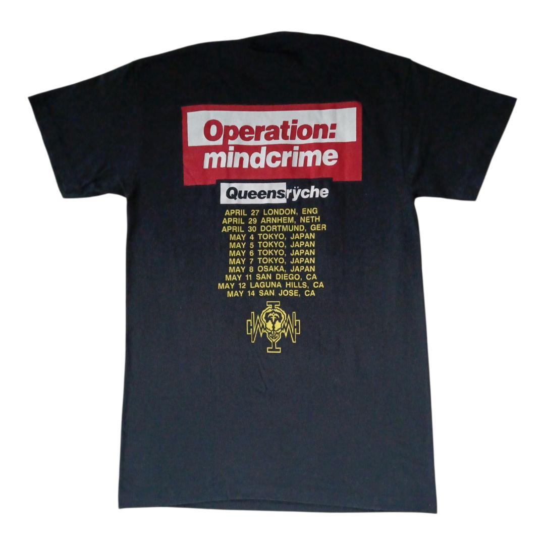 89年製 クイーンズライク オペレーション マインドクライム Tシャツ Мサイズ