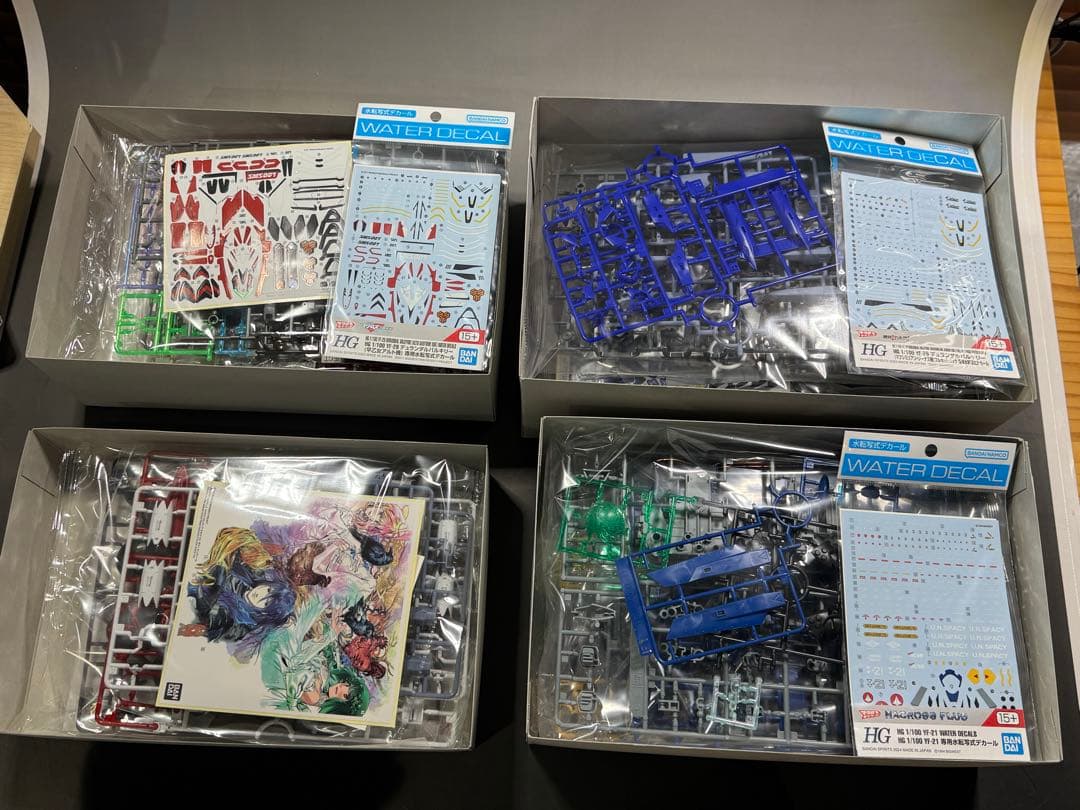 【未開封】HG マクロスシリーズ3種+拡張セット