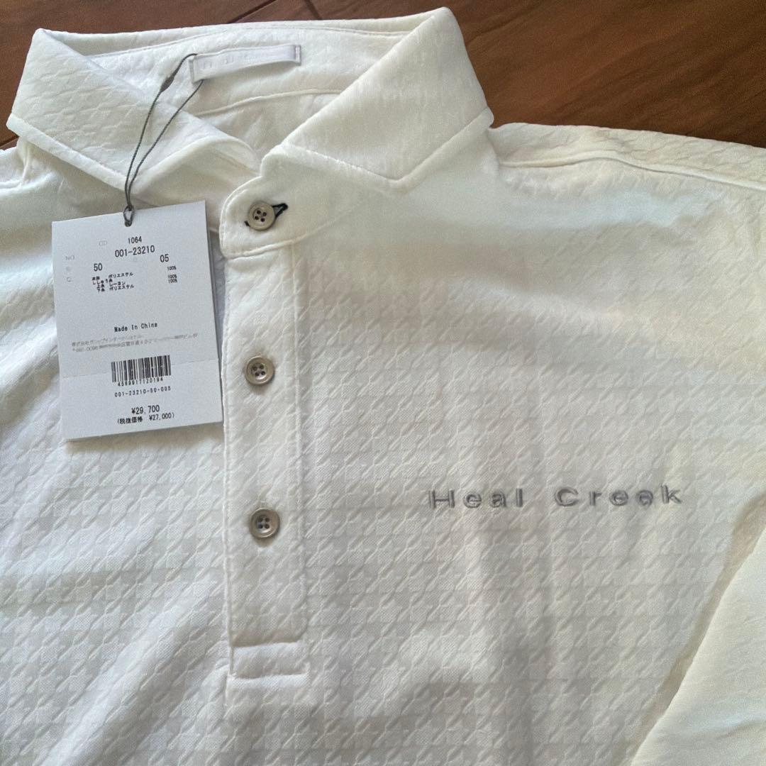 Heal Creek（ヒールクリーク）千鳥ジャガード長袖シャツ