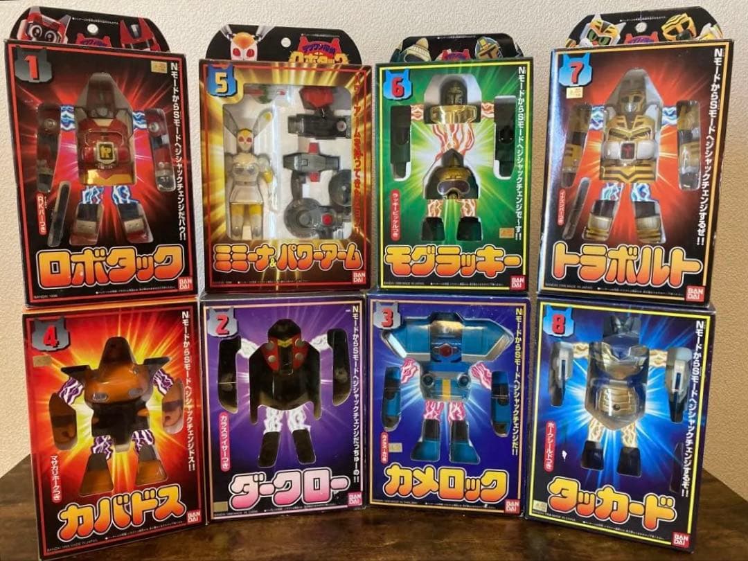 ビーロボ ロボタック他8点セット 箱付完品 当時物 超合金ジャックチェンジ