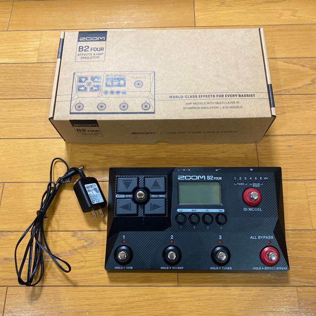 ZOOM B2 FOUR ベースエフェクター マルチエフェクター