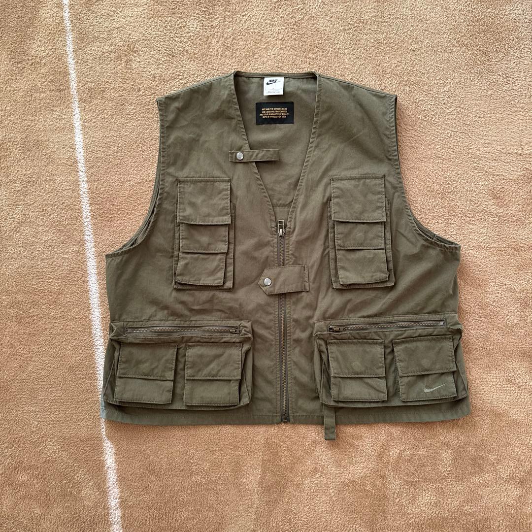 NIKEフィッシングベスト オリーブ