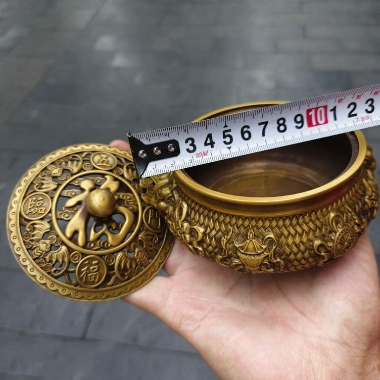 獅頭炉 五福臨門香炉 装飾品 工芸品 美術品 置物