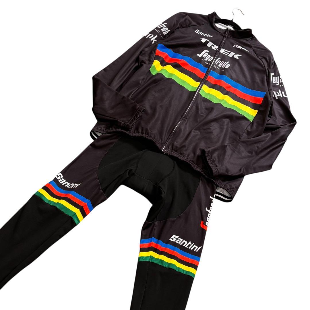 TREK Segafredo サンティーニ ツナギ付 サイクルジャージ 3XL