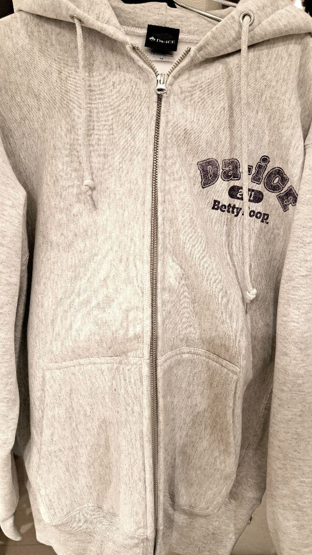 Da-iCE Betty Boop パーカー M グレー