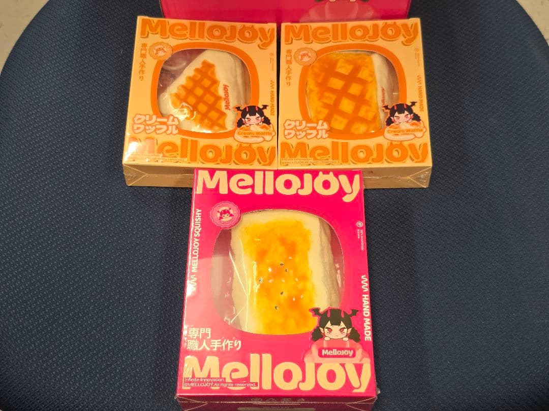 即日発送【未開封】メロジョイ 大満足焼き餅 クリームワッフル 三角　四角　付属品