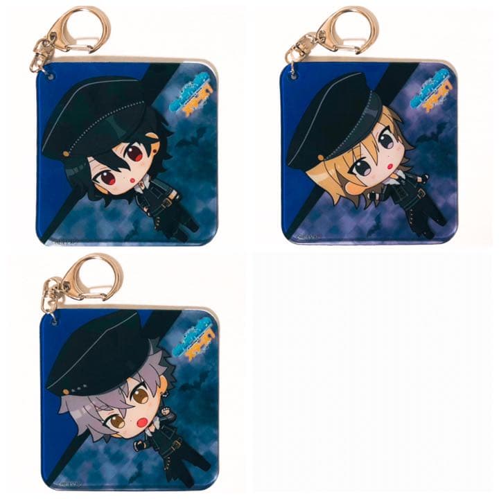 新品★あんスタ【零＆薫＆晃牙】カラオケの鉄人★ふにふにコースター型ストラップ