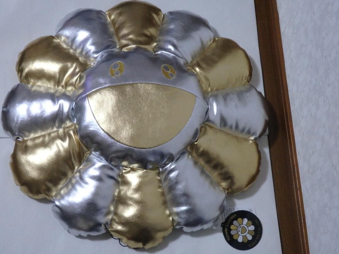MiM77　村上隆 お花 フラワークッション 60cm ２点　ゆず